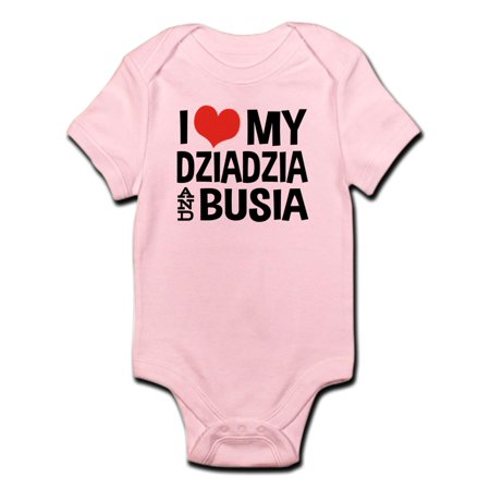 

CafePress - Dziadzia And Busia Infant Bodysuit - Baby Light Bodysuit