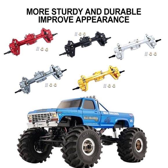 Ruiboury Better Stability Front Axle For 1/24 FMS FCX24 Crawler RC Car Accessories Red