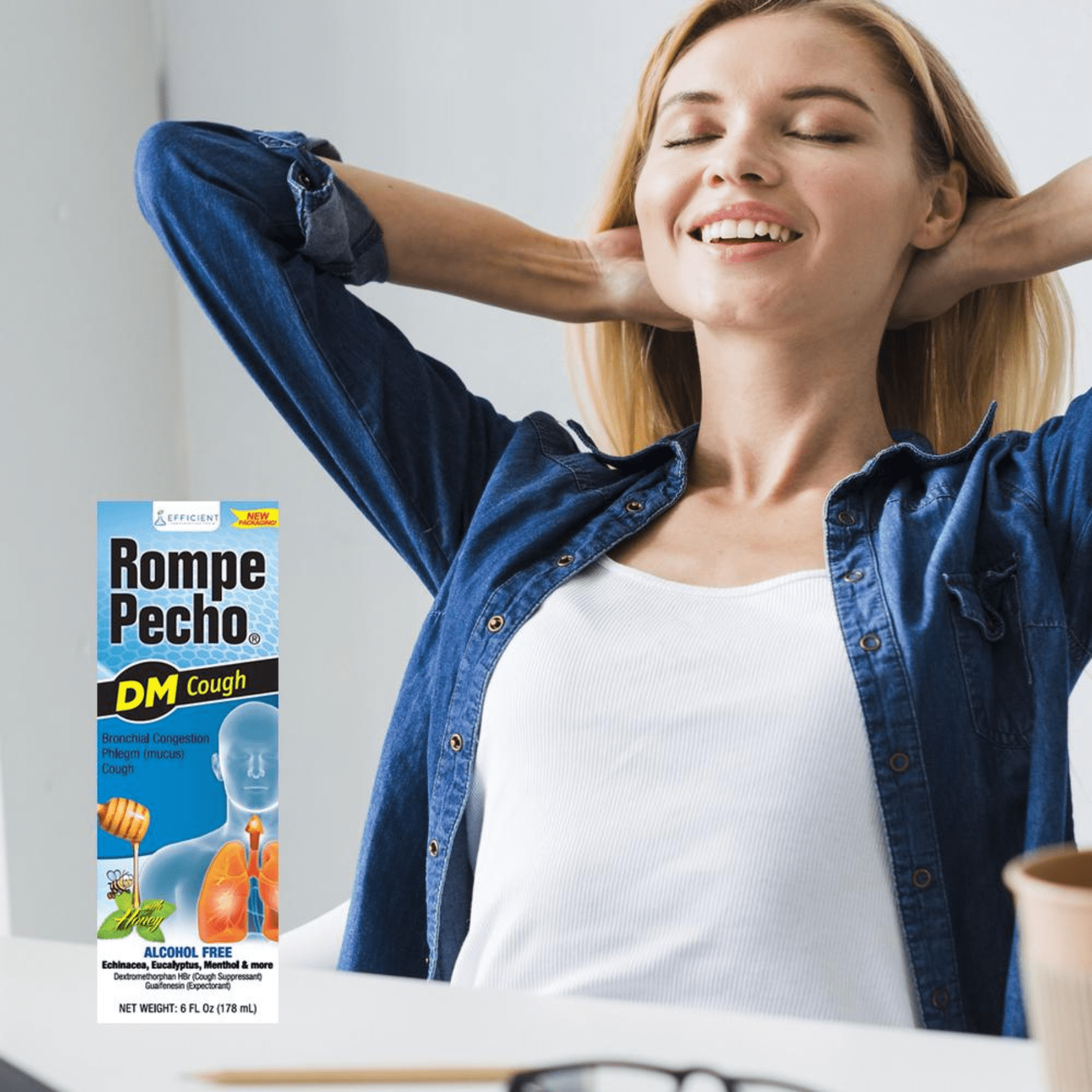 Rompe Pecho DM 6oz - Cold and Cough Syrup