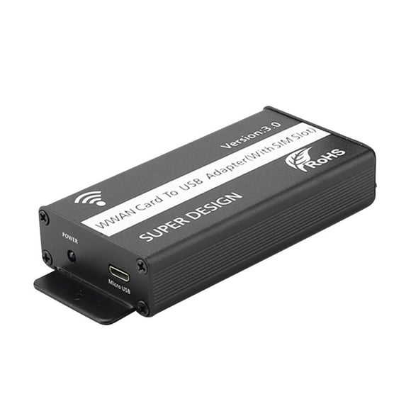 Mini PCI-E Wireless Card to USB Adapter with SIM Slot for WWAN/LTE Module