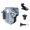 A, variant on Strong Metal Motorcycle Camera Mounting Handlebars Camera Clip for Panoramic Video On this road Or Trail Riding