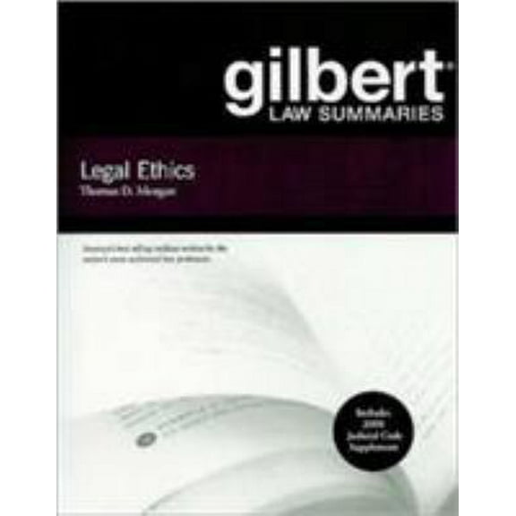 Pre-Owned Gilbert Law Summaries on Legal Ethics (Paperback) 031415633X 9780314156334
