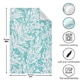 thumbnail image 3 of Botanical Print Decorative Waffle Towel Kitchen Dishcloth 28x18in Multi-Use Tea Towel, 3 of 7
