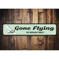 thumbnail image 1 of Flying Novelty Sign, Metal Wall Decor - 4x18 inches, 1 of 4