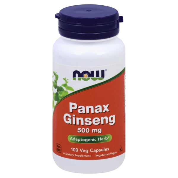 NOW Foods Panax Ginseng 500 mg. 100 Vegetable Capsule(s) Walmart