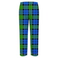 thumbnail image 6 of Wdfiry Mens Plaid Pajama Set, Soft Print Pajamas for Men, Lightweight Warm Sleepwear Nightwear 2 Piece Set, 6 of 6