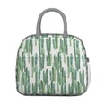 thumbnail image 2 of Reusable Cactus Lnsulated Lunch Bag for Women & Men-Leakproof Water-Resistant Cooler Tote,Large Capacity(10.6x8.7x6.3in)for Work,Office,Travel,Picnic,Beach., 2 of 7