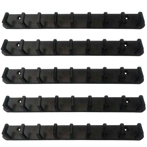Organizador Porta Llaves Adheribles KeyHookBlack 5 Pzs 2x25x0.5cm Negro. 3D Art MXKHB-005