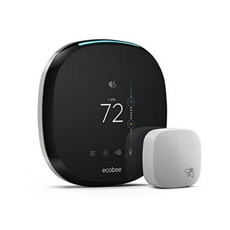 Refurbished ecobee4 EB-STATE4-01 Alexa-Enabled Thermostat with Sensor