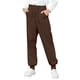 thumbnail image 2 of Cowsor Kids Solid Color Sweatpants Casual Elastic Waist Joggers Pants Comfort Loose Fit Athletic Pants Running Trousers, 2 of 7