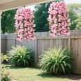 thumbnail image 5 of KRQAP Artificial Bougainvillea Flowers Realistic Fake Vines For Outdoor Planters Patio Urns Porch Balcony P-ink, Home Improvement Must Haves, 5 of 6