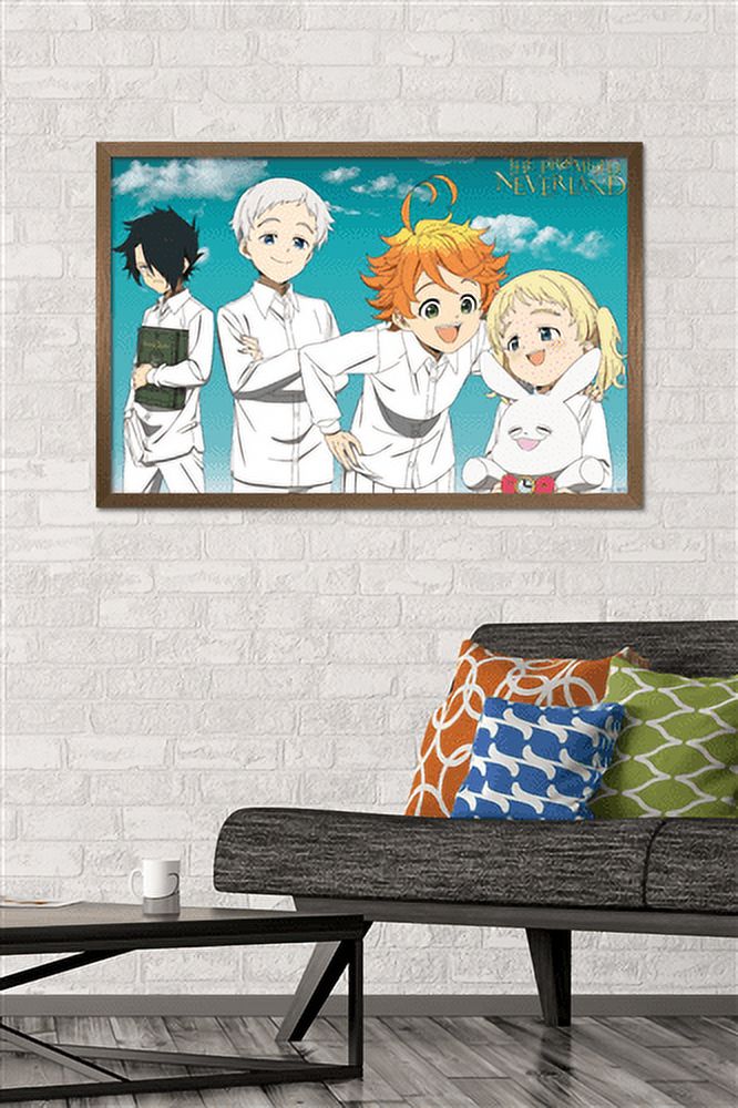 The Promised Neverland - Orphans Wall Poster, 22.375" x 34", Framed