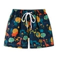 thumbnail image 2 of WOLLED 2-8T Baby Boys Girls Summer Swimwear Shorts for Toddler Kids Cartoon Swim Trunks Swimsuit Bathing Suit Quick Dry Beach Swimming Shorts, 2 of 10