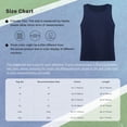 thumbnail image 5 of iixpin Men Quick Dry T-Shirts Gym Workout Athletic Vest Bodybuilding Fitness Muscle Top Undershirt Champagne M, 5 of 5