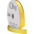 thumbnail image 2 of Offray Ribbon Doubleface Satin 7/8" Lemon, 2 of 3