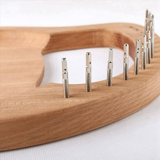 21 Piezas de Clavijas de AfinacióN con Llave de AfinacióN en Forma de L para Cuerdas de Arpa de Lira Instrumentos de Cuerda Primitivos