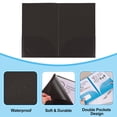 thumbnail image 4 of Unique Bargains Plastic Folders with Pockets, Letter Files Portfolio Storage Folder, Brown 6 Pack, 4 of 5