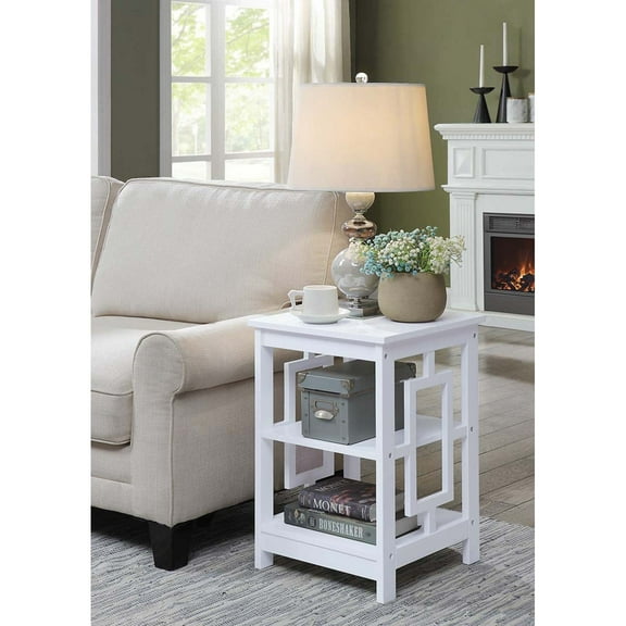 Convenience Concepts Town Square End Table with Shelves