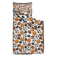 thumbnail image 2 of Baseball Football Pattern Toddler Nap Mats for Kids Preschool,Sleeping Mat Bag or Kids,Toddler Sleeping Bag,Toddler Nap Mat or Daycare, 2 of 6