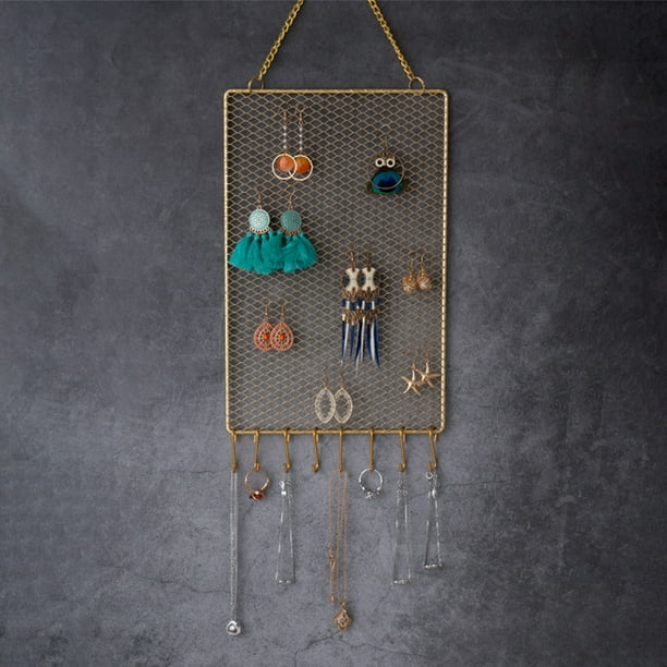 Earring shop holder wall