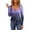 Purple, variant on LYXSSBYX Womens Long Sleeve Tops Women's Fashion Casual Tops Crewneck Gradient Buttons Slim Long Sleeve Blouse