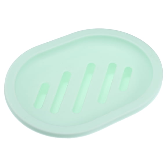 Vocoste 1 Pc Soap Dish Keep Soap Dry Soap Cleaning Storage for Home Bathroom Kitchen Green Plastic
