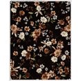 thumbnail image 2 of Challis Rayon Printed Valentina, Floral Fabric, Dress Fabric (BROWN/OLIVE/GREY, ByYard), 2 of 2