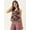 Black, variant on Women's Solid Poly Crepe Top Casual Summer Sleeveless V Neck Buttoned Western Style Slip-On Light Weighted Blousetop