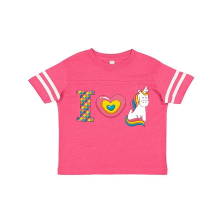 

Inktastic I Love Unicorns Gift Toddler Toddler Girl T-Shirt