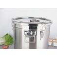 thumbnail image 2 of Airtight Rice Bucket 304 Stainless Steel Canister Food Storage Containers 6 L, 2 of 15