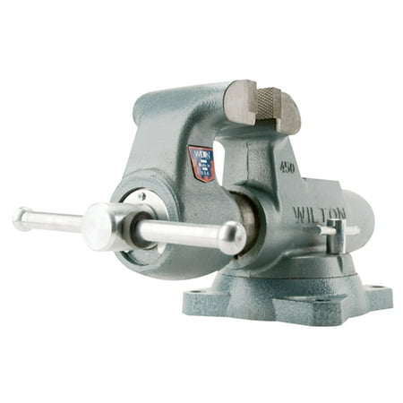 Wilton 10006 Machinist 3" Jaw Round Channel Vise with Swivel Base
