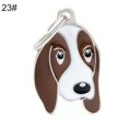 thumbnail image 2 of Flmtop Anti-Lost Pet Dogs ID Tag Collar Nameplate Pendant Key Chain Ring Bag Ornament 23#, 2 of 9