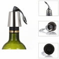 thumbnail image 6 of tooloflife Stainless Steel Wine Bottle Stopper Beverage Bottle Stopper Bottle Sealer Keeps Wine Fresh Reusable Silver, 6 of 6