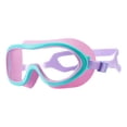 thumbnail image 1 of Gafas de natación para niños, gafas de natación portátiles de silicona, gafas de buceo grandes Estilo B, 1 of 9