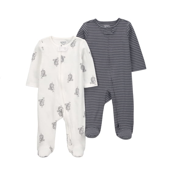 Pack de 2 mamelucos Child of Mine para Bebé Unisex 2 Piezas con Estampado de Koalas Gris Talla 0 Meses