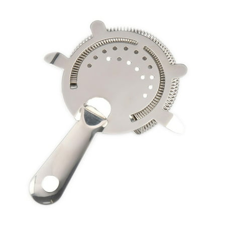 

4 Prong Tools Bartender Stainless Steel Shaker Wire Spring Strainer Professional for Cocktail Bar Drinks