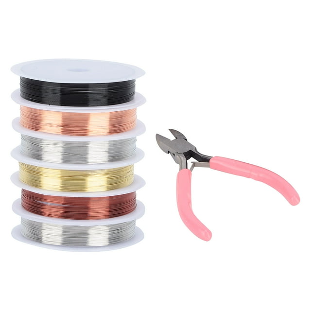 Fil d'Artisanat pour Bijoux, Fil pour Bijoux Mini Fil en Laiton pour Bricolage Artisanat Reapir