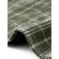 thumbnail image 5 of INSPIRE CHIC Plaid Pea Coat for Women's Single Breasted Vintage Winter Overcoat Trench Outerwear L Green, 5 of 6