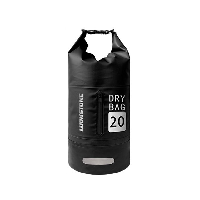 Bolsa seca impermeable de gran capacidad de 10L/20L con correas para los hombros