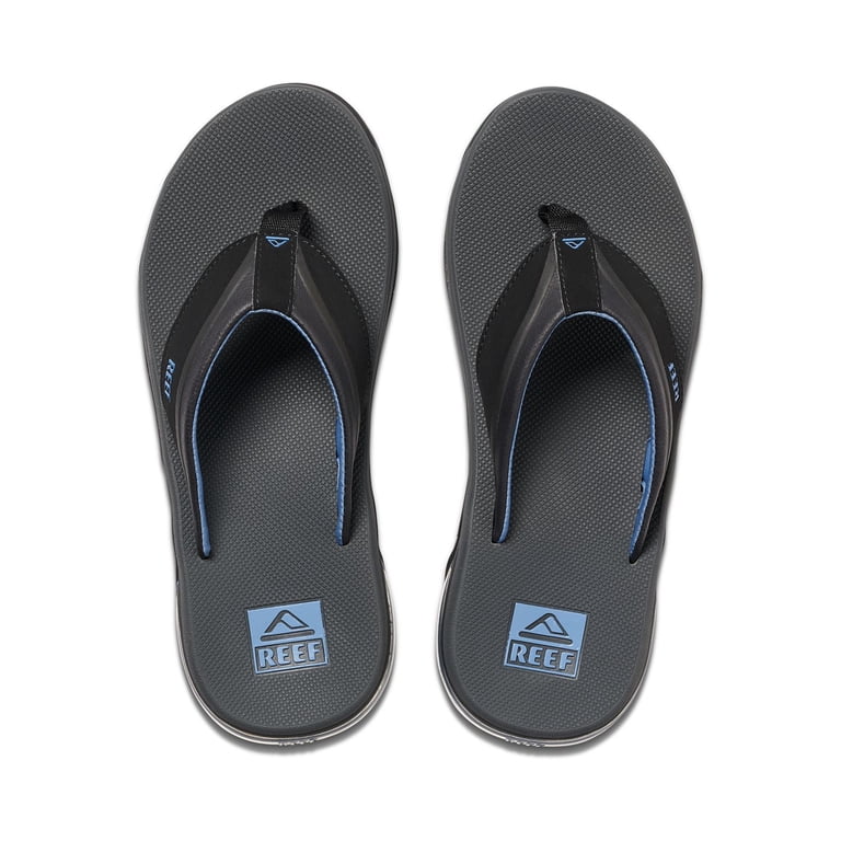 Men’s Reef Anchor Flip Flop Sandals Men\'s Size 13 Black Blue REEF Anchor Sandals – Cleanline Surf main image 2