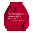 thumbnail image 7 of CUSTG Hoodies For Women Word Graphic Sweatshirts Vintage Hoodie Trendy Preppy Clothes Long Sleeve Sweatshirt Tops Oversized Vacation Daily Wear, 7 of 7