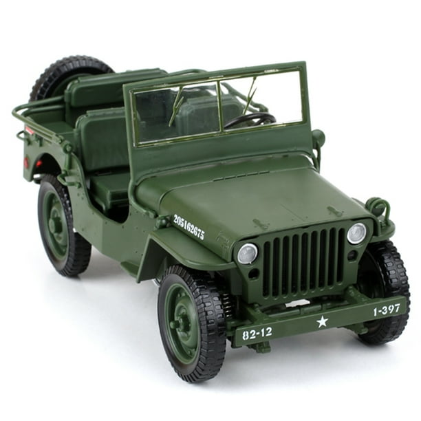 685006 1 18 Jeep militar coche de juguete tacticas militares modelo de coche Walmart en linea