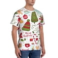 thumbnail image 5 of Rocae Snowflakes Santa Claus for Men's Moisture-Wicking Crew Tee - T-Shirt for Sports, Outdoor Activities, and Casual WearSmall, 5 of 9