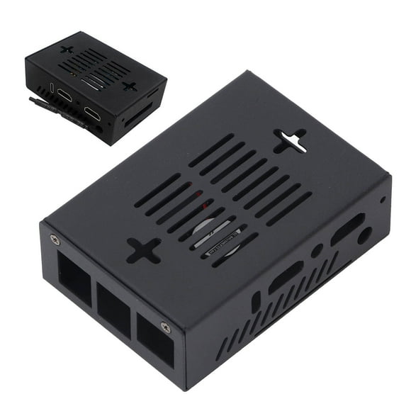 Caja Metálica Para Computadora De Placa única, Carcasa Protectora Para Computadora De Placa única, Ajuste Preciso Con Ventilador Para Mantenimiento
