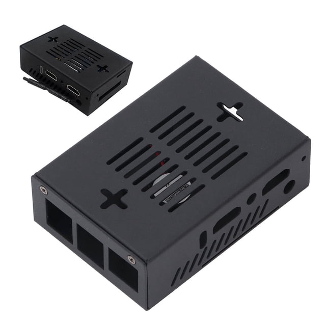 Single Board Computer Metal Cooling Case, Protective Zinc Alloy Single Board Computer Case with Fan for Maintenance