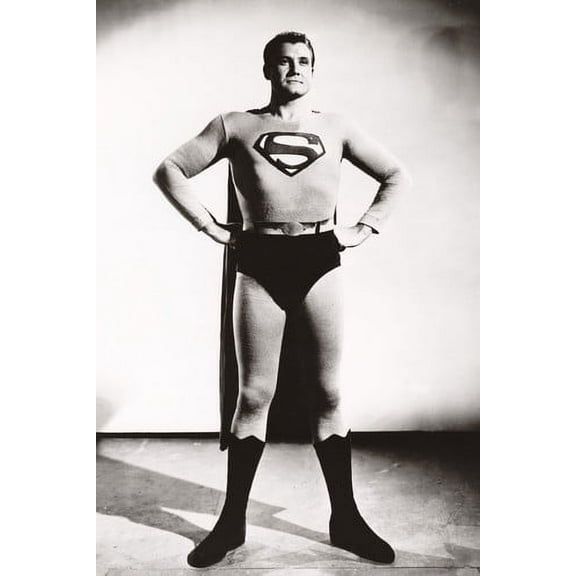 MovieMarket George Reeves Adventures of Superman B&W 39" X 24" Poster