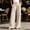 *Beige, variant on ClodeEU Women's High Waisted Pleated Wide Leg Pants,Casual Business Trousers with Pockets with Elastic Back Waist Beige,Women's Plus L