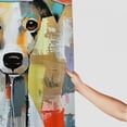 thumbnail image 3 of Orinice Dog Bathroom Decor Set Colorful Luxurious Graphic Print Polyester Fabric Shower Curtain Set with Hooks 69x72, 3 of 7