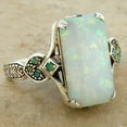 thumbnail image 5 of Women Ring Square Faux Gem Jewelry Vintage Geometric Ring Jewelry Gifts, 5 of 8
