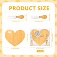 thumbnail image 2 of 12 Sets Bridal Shower Prizes For Game Winners Love Mini Charcuterie Cheese Boards Butter Spreaders Forks With Thank You Tags Gift Box Guests Wedding Birthday Party Favors, 2 of 7